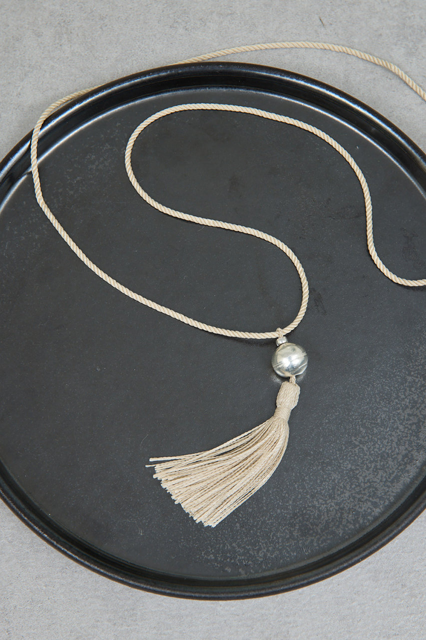 ガリャルダガランテ/GALLARDAGALANTEの【予約販売】フリンジコードネックレス(アイボリー/GGZ1061411A0006)