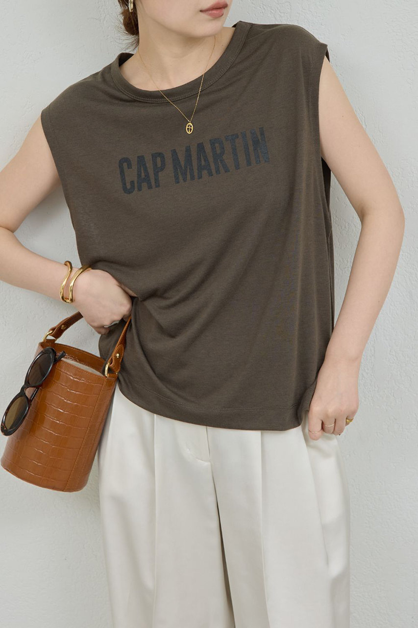 ガリャルダガランテ/GALLARDAGALANTEのフレンチシアーロゴTee(チャコールグレー/GGZ1061406A0008)