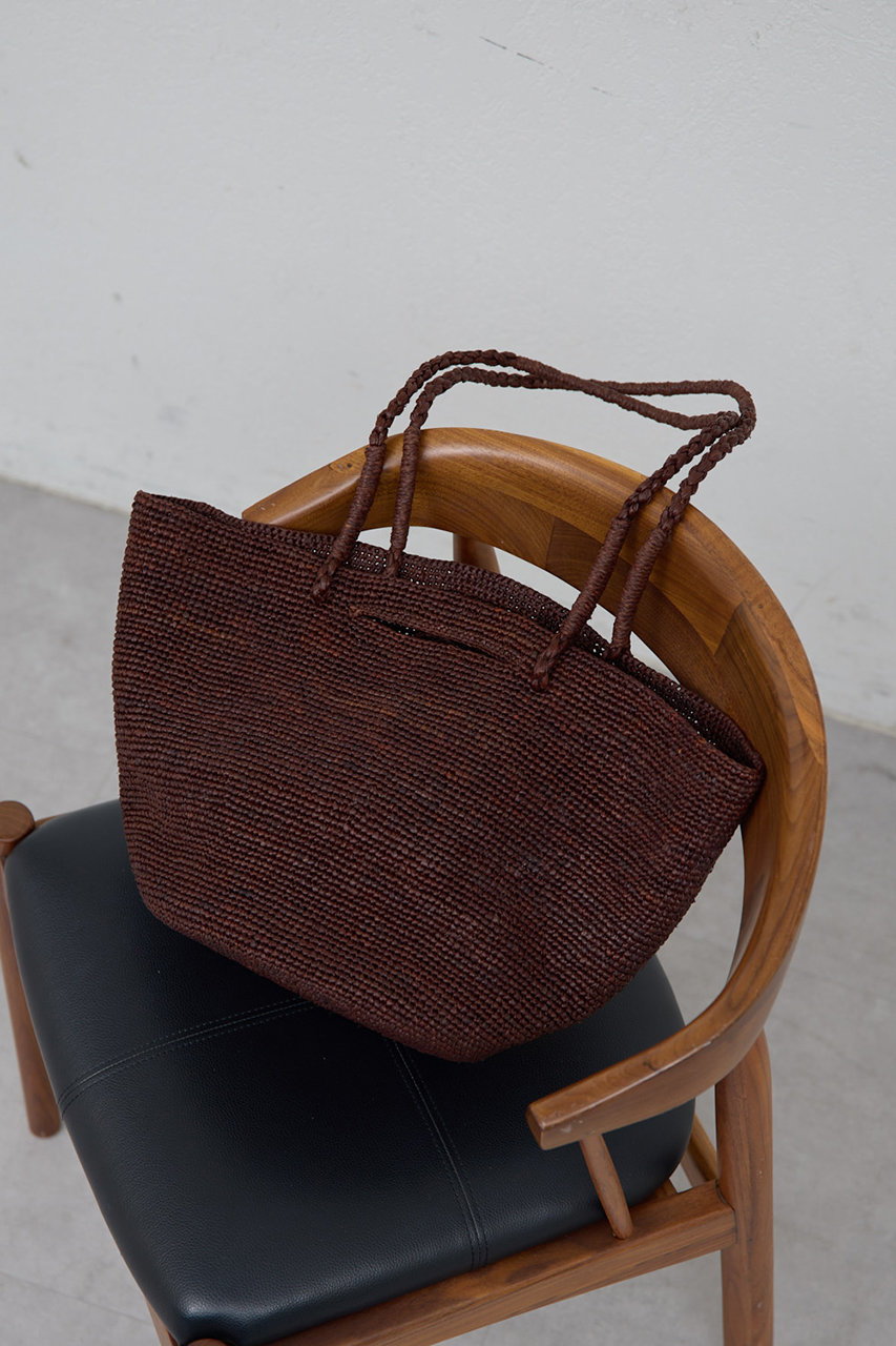 ガリャルダガランテ/GALLARDAGALANTEの【MIORA】ラフィア2WAYトート(ダークブラウン/GGZ1061412A0003)