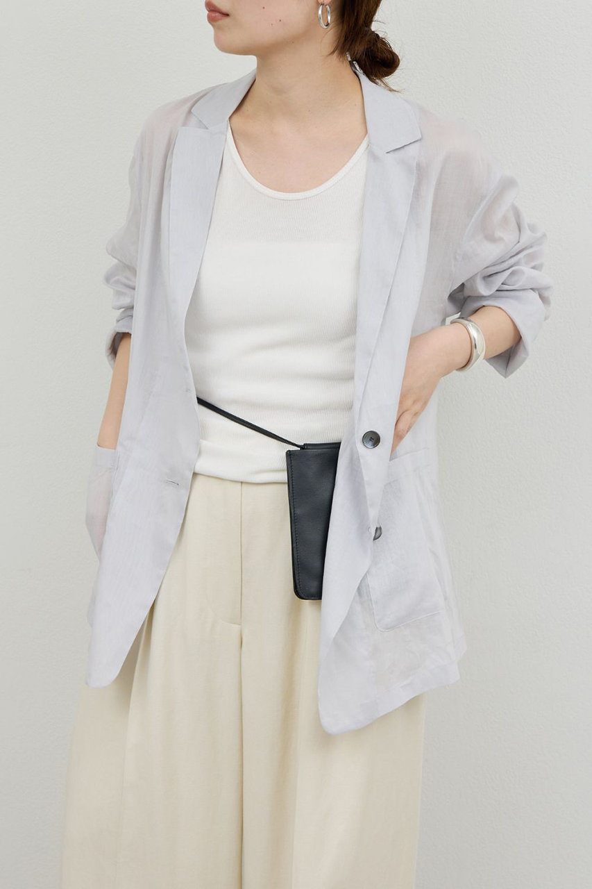 ガリャルダガランテ/GALLARDAGALANTEのシアージャケット(ライトグレー/GGZ1061407A0003)