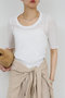 【予約販売】【La nature linge】シアーワッフルTee ガリャルダガランテ/GALLARDAGALANTE