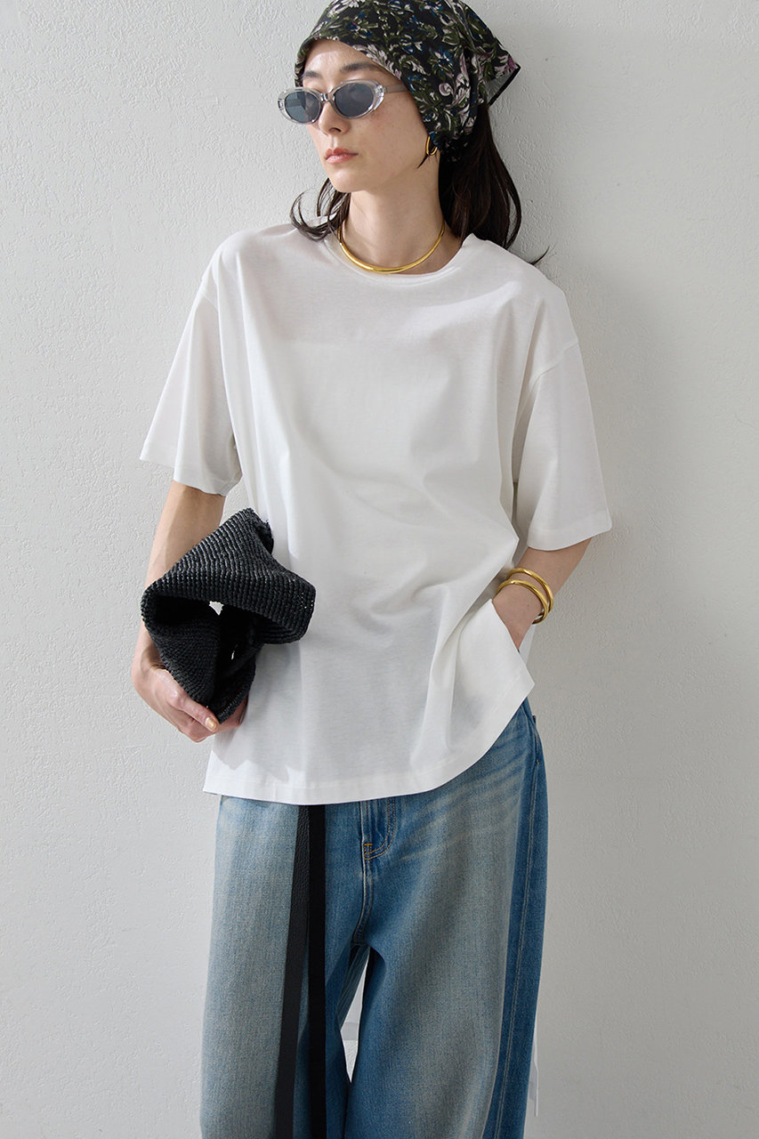 ガリャルダガランテ/GALLARDAGALANTEの【予約販売】【HERITANOVUM】ロングテールTシャツ(ホワイト/GGH1061506A0001)