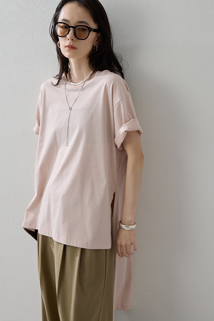 ガリャルダガランテ/GALLARDAGALANTEの【予約販売】【HERITANOVUM】ロングテールTシャツ(ピンク/GGH1061506A0001)
