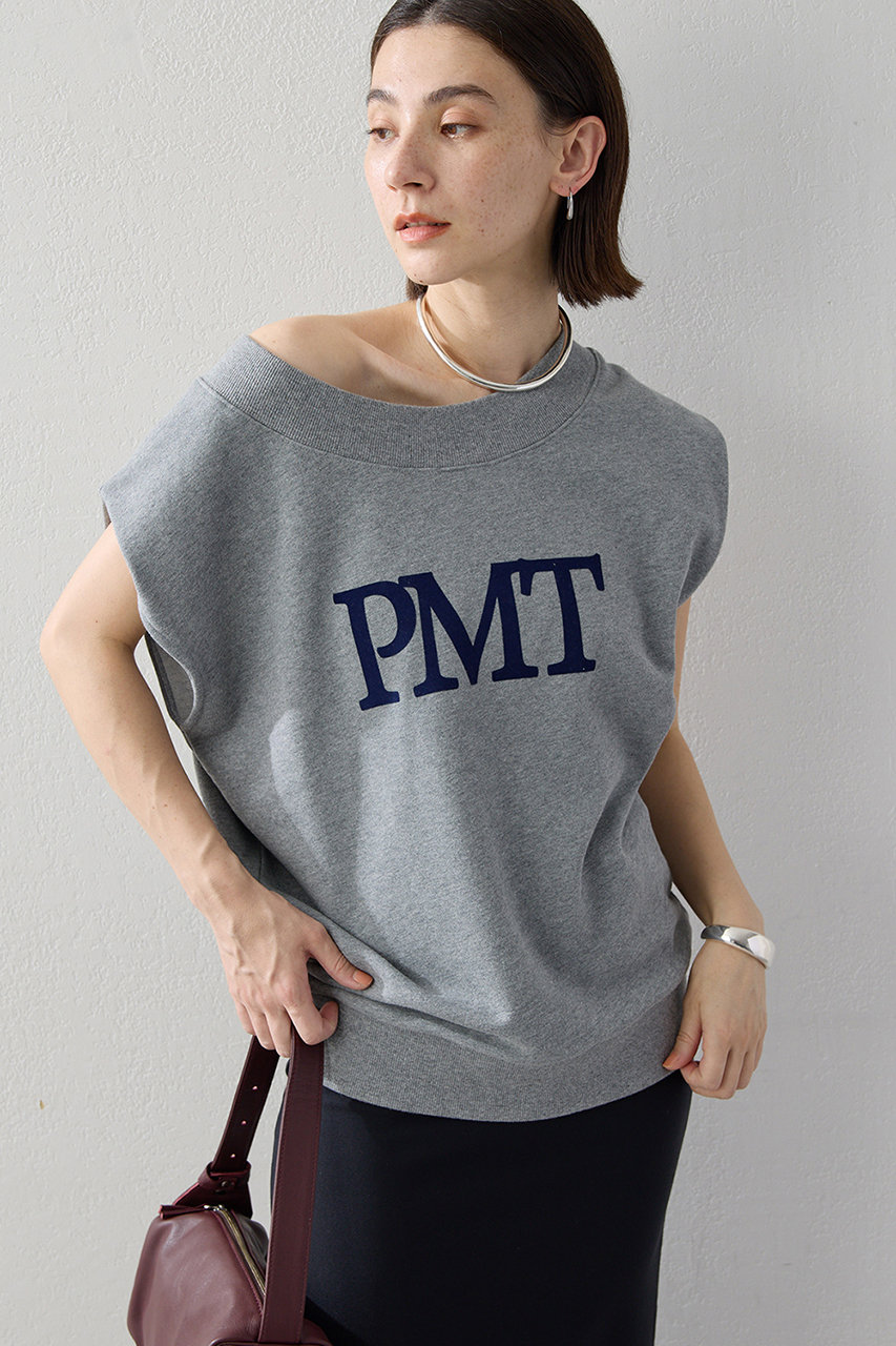 ガリャルダガランテ/GALLARDAGALANTEの【予約販売】オフショルスウェットTee(チャコールグレー/GGZ1061706A0001)