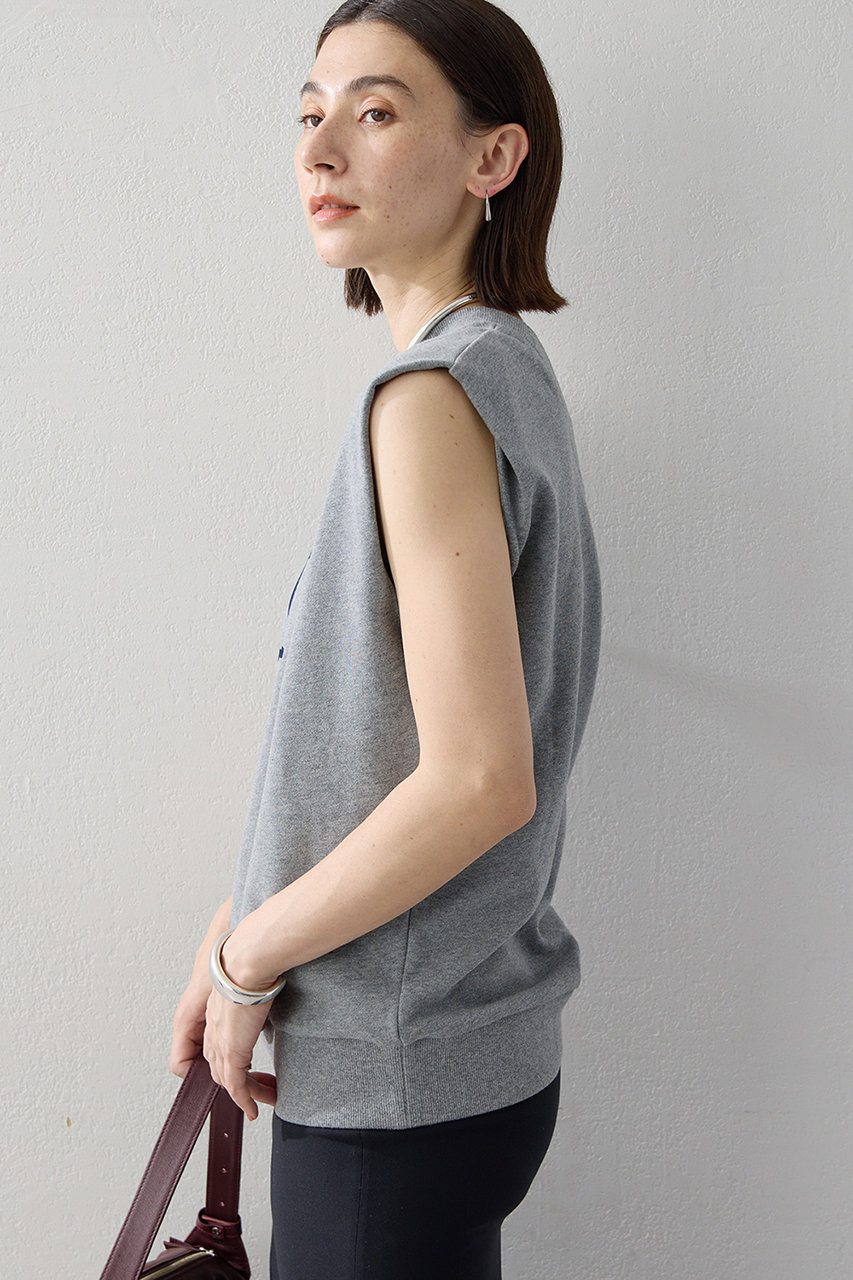 GALLARDAGALANTE オフショルダー グレー スウェット Fサイズ GALLARDAGALANTE(ガリャルダガランテ)｜オフショルスウェットTee