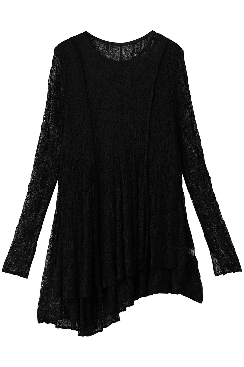 GALLARDAGALANTE レースチュニックドレス (ブラック, F) ガリャルダガランテ ELLE SHOP