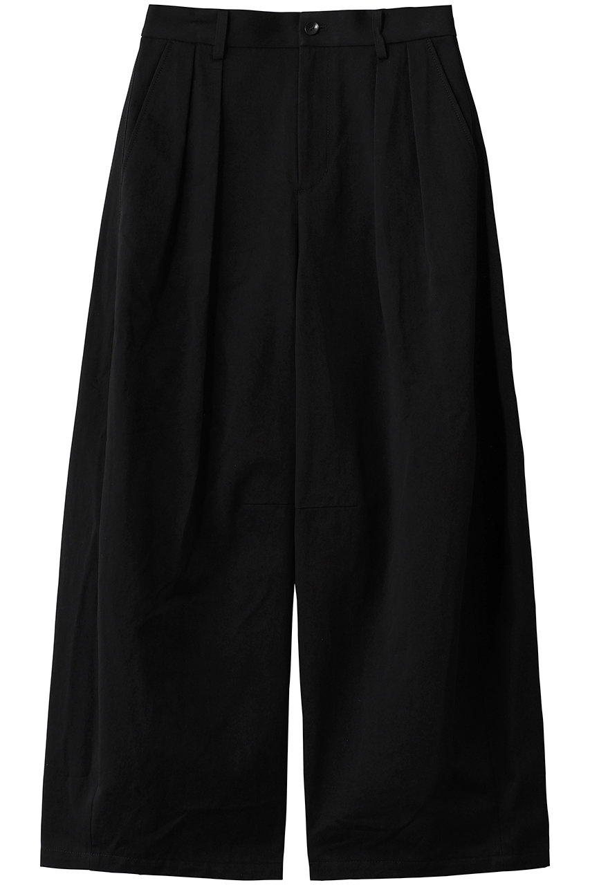 GALLARDAGALANTE 【HERITANOVUM】バレルチノパンツ (ブラック, F) ガリャルダガランテ ELLE SHOP