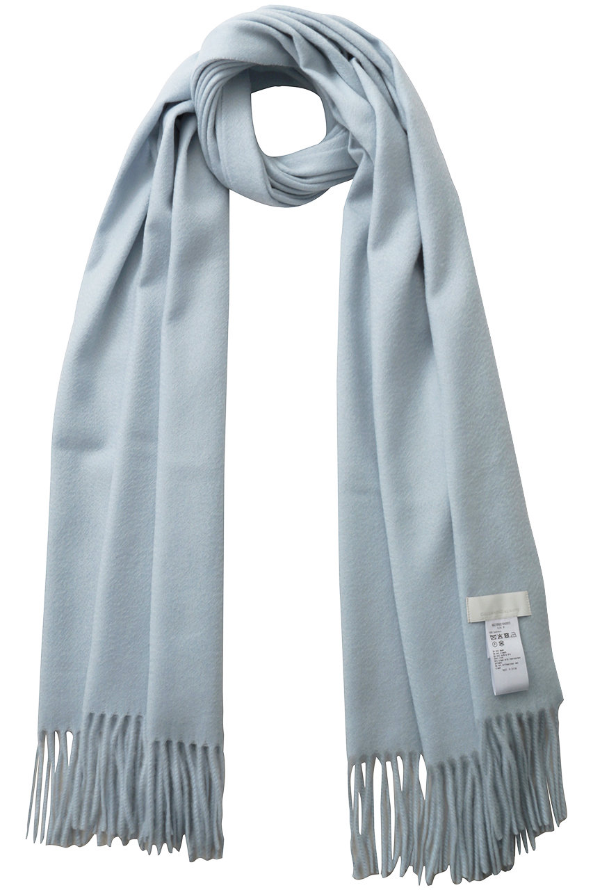 GALLARDAGALANTE ベーシックカシミヤストール (サックスブルー, F) ガリャルダガランテ ELLE SHOP