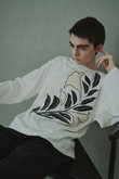 【Dhritie】パッチワーク刺繍ロンTee