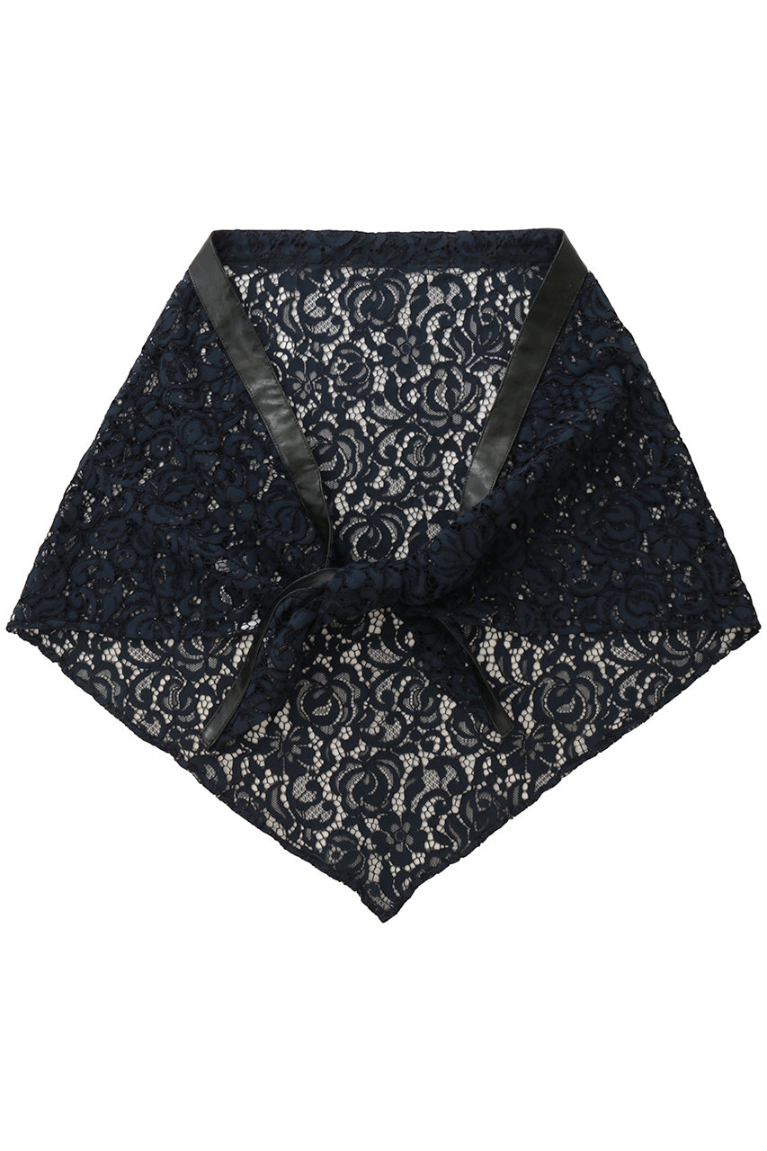 GALLARDAGALANTE マルチウェイスカーフ【Lace】 (ネイビー, F) ガリャルダガランテ ELLE SHOP