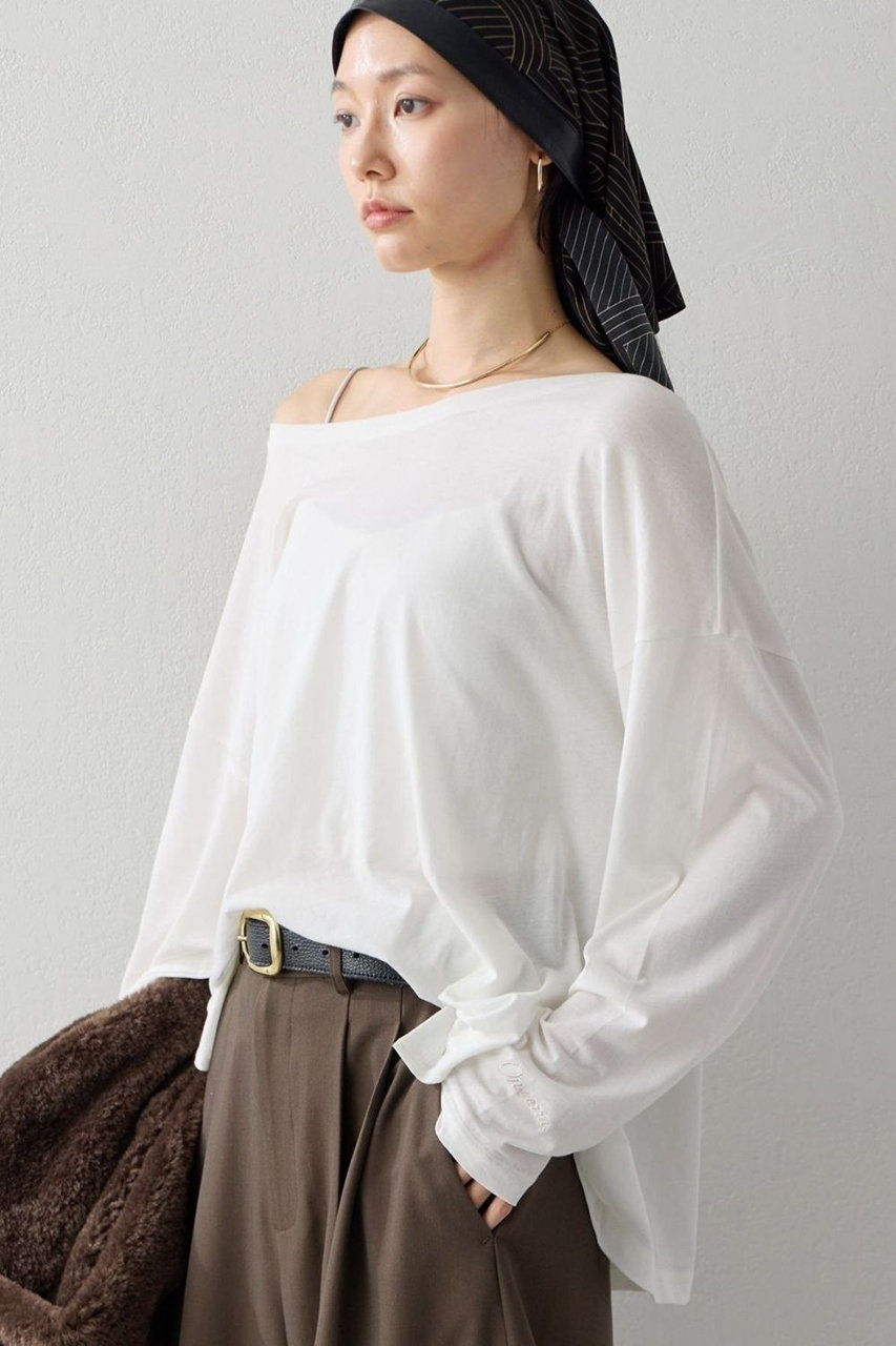 GALLARDAGALANTE OnverraエンブロTee (オフホワイト, F) ガリャルダガランテ ELLE SHOP