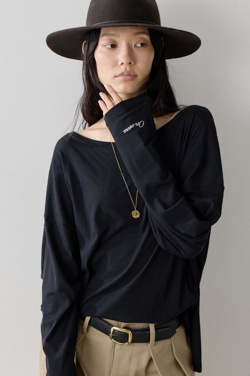 GALLARDAGALANTE OnverraエンブロTee (ブラック, F) ガリャルダガランテ ELLE SHOP