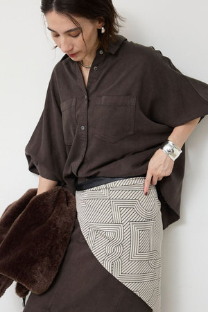 ガリャルダガランテ/GALLARDAGALANTEの【予約販売】マルチウェイスカーフ【giometric】(140100/140103)