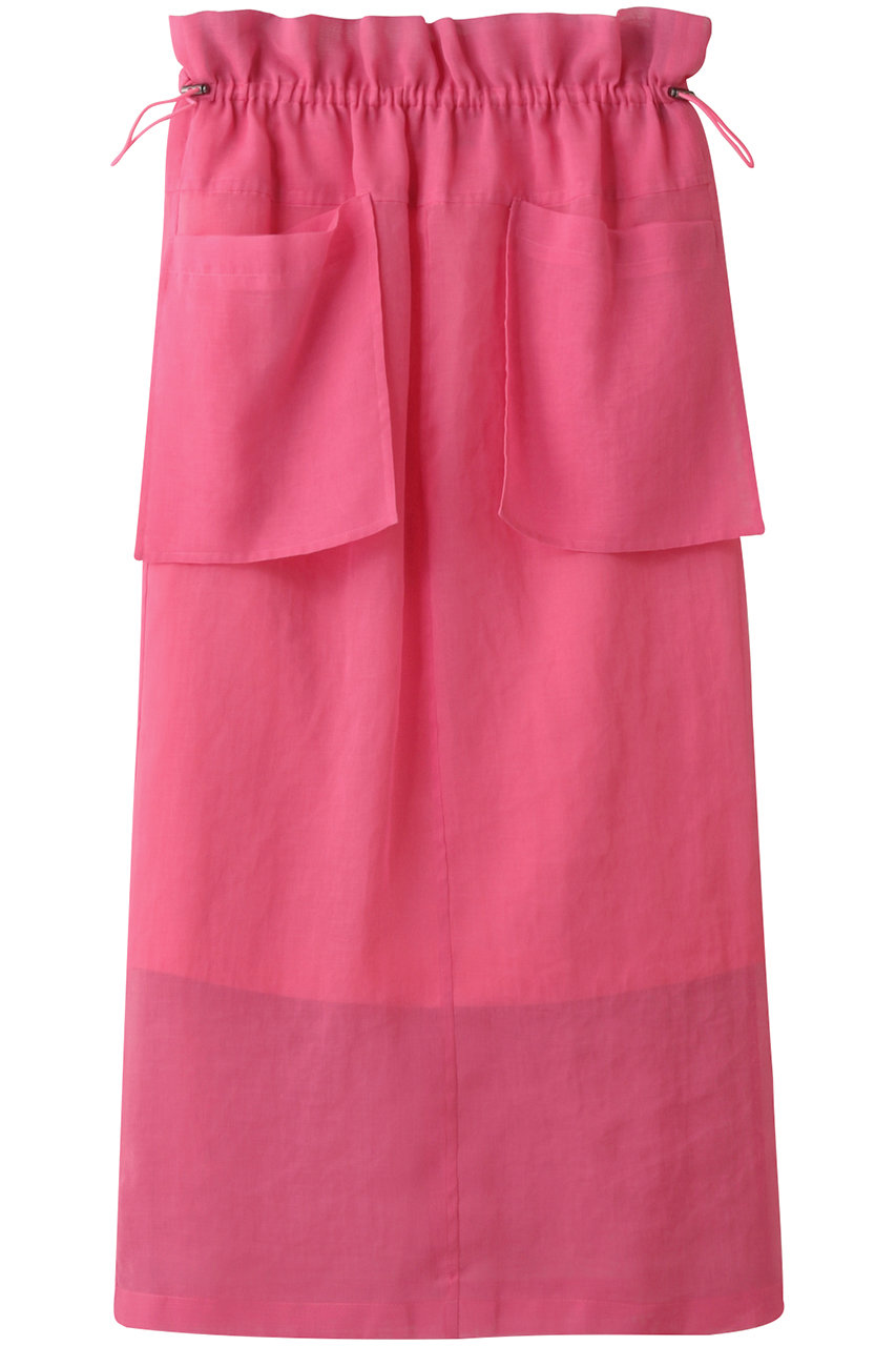 Adore アドーア 予約販売 ソフトオーガンジースカート ピンク の通販 Elleshop エル ショップ