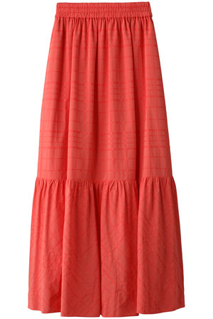 ジャガードチェックスカート