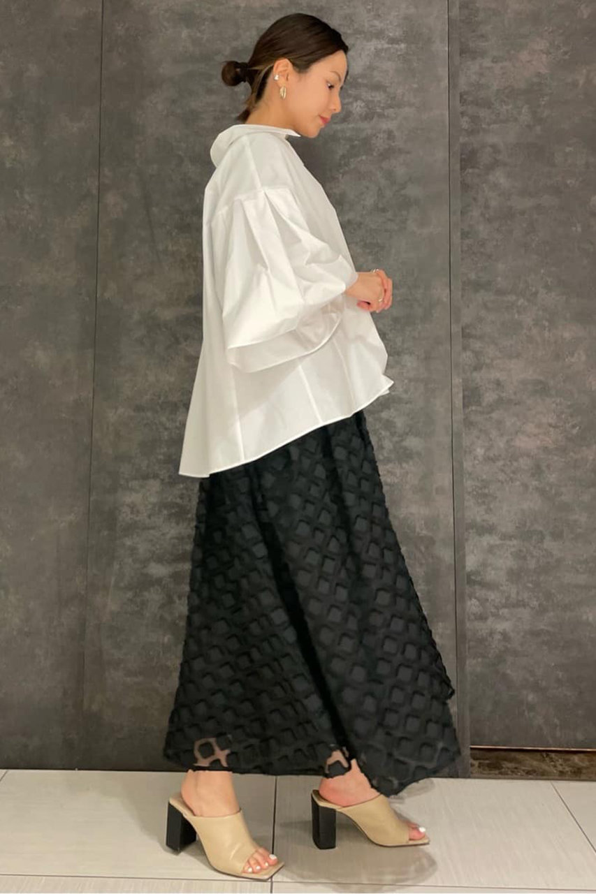 50%OFF ♡美品 アドーア シアーシルクジレ 22SS シルク100 ブラック