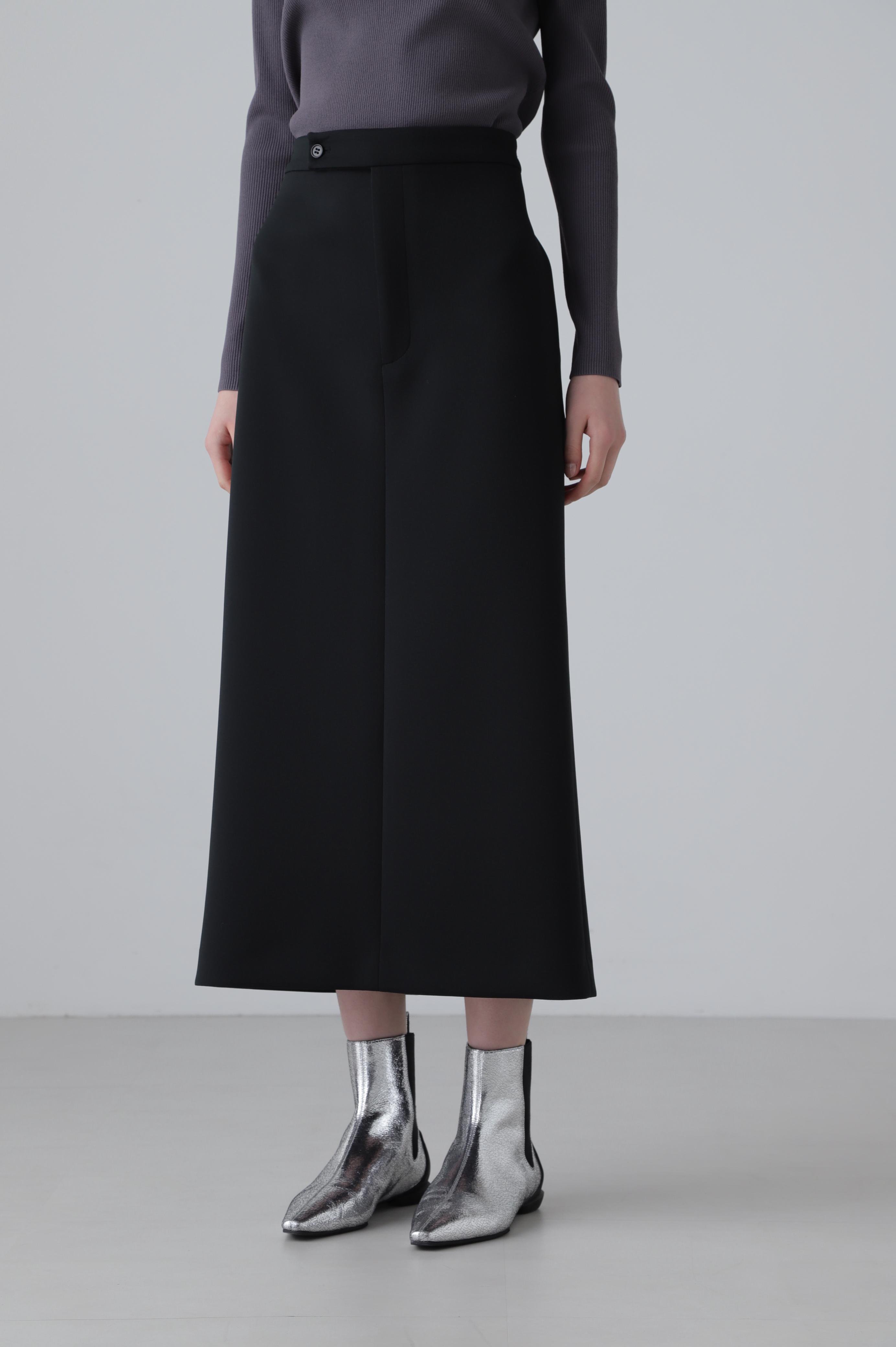 ADORE(アドーア)｜◇スキューバジャージースカート/ブラック の通販