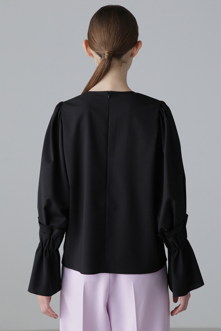 ADORE(アドーア)｜◇プレーンクロスブラウス/ブラック の通販