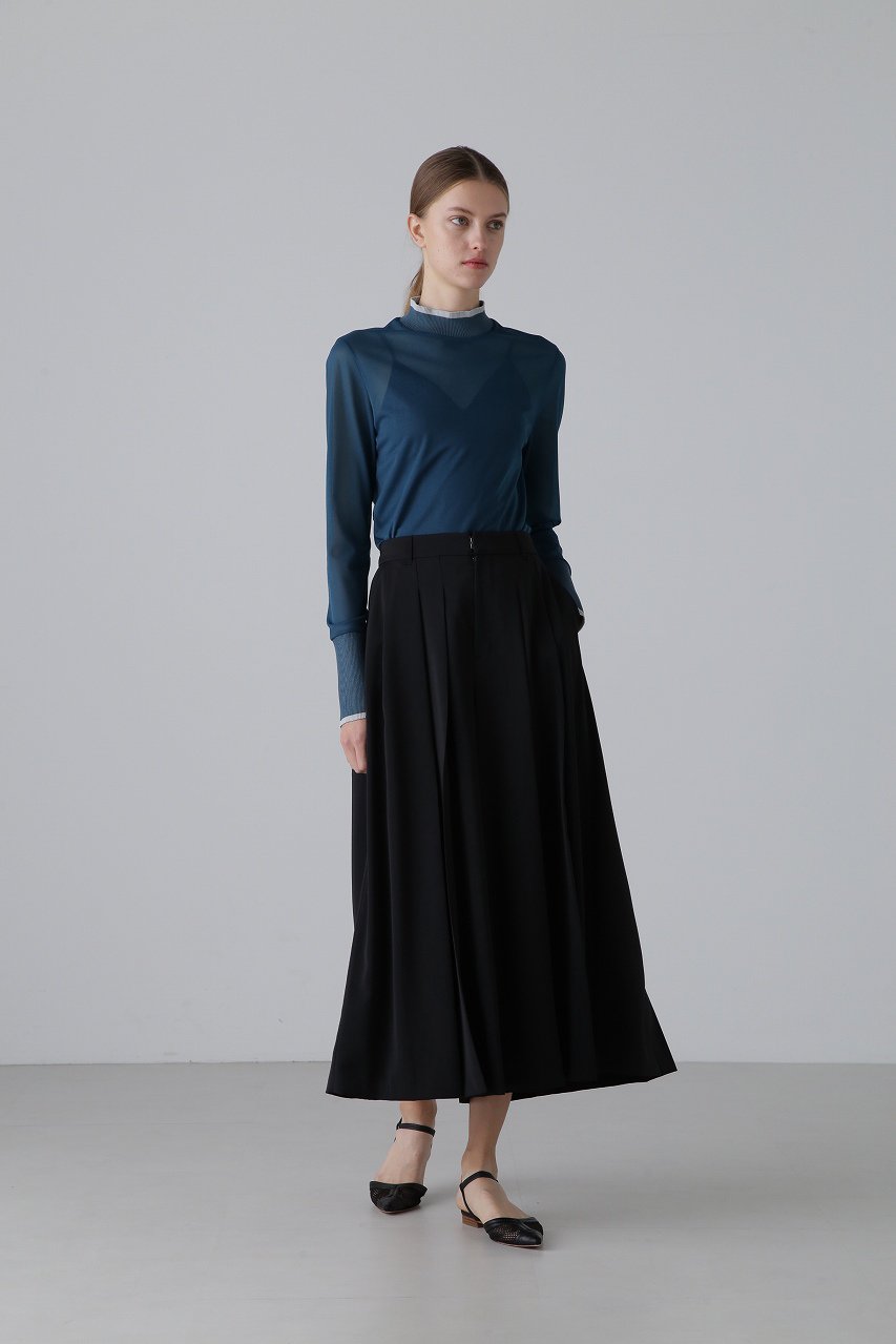 ADORE(アドーア)｜ドライタッチジョーゼットパンツ/ブラック の通販  