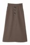 ◆ドライストレッチツイルスカート アドーア/ADORE カーキ