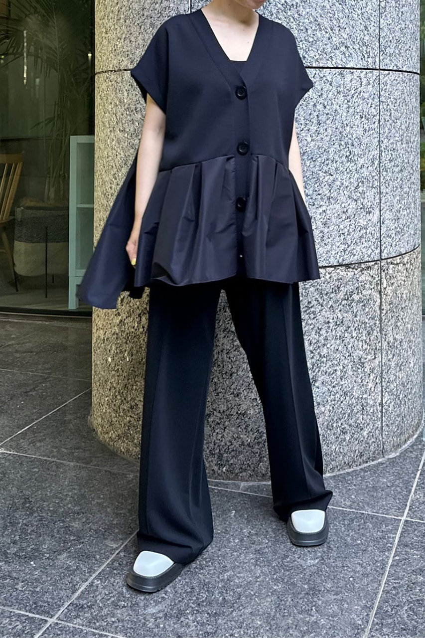 ADORE(アドーア)｜◇マットポンチパンツ/ブラック の通販｜ELLESHOP