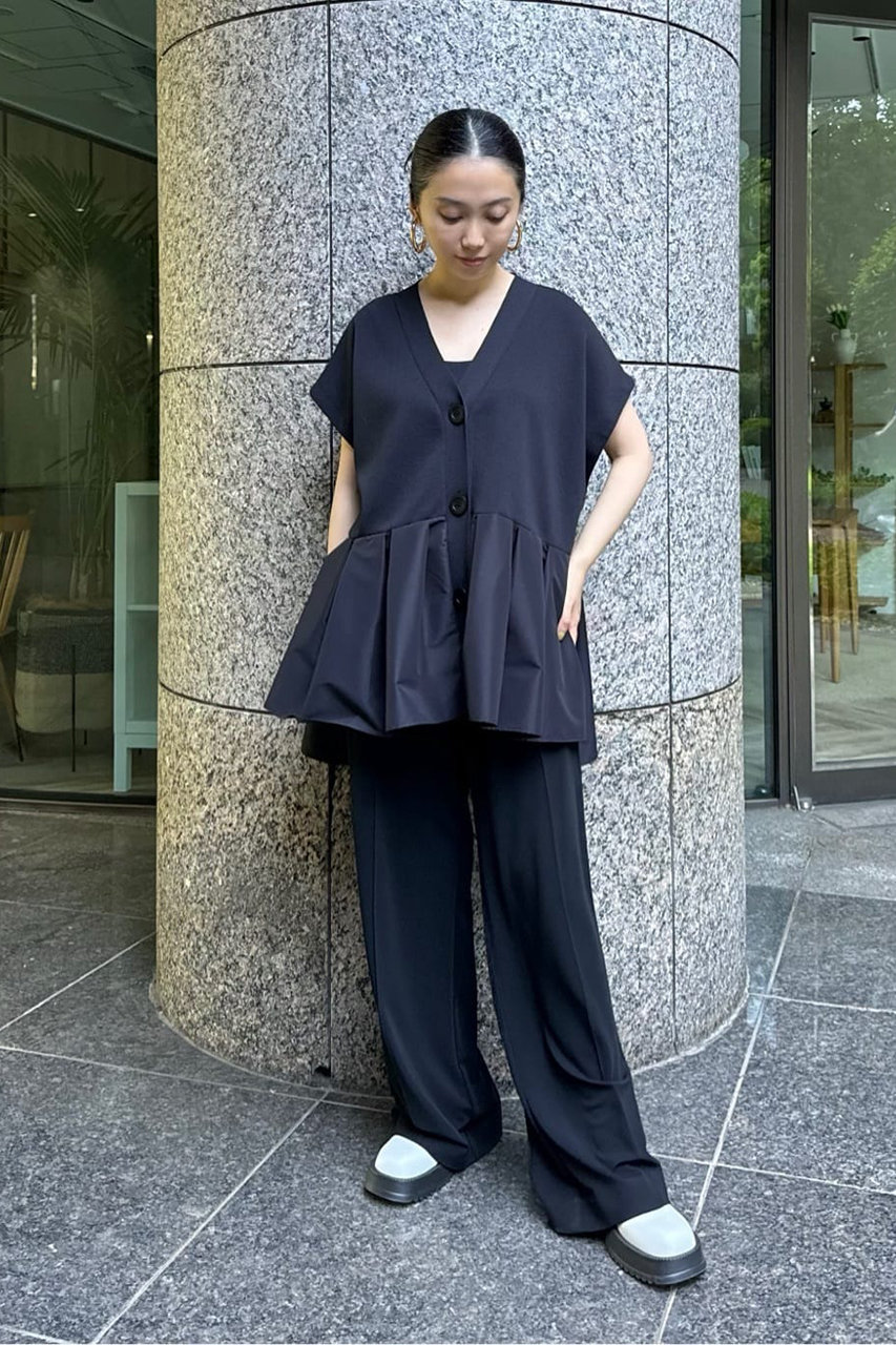 ADORE(アドーア)｜◇マットポンチパンツ/ブラック の通販｜ELLESHOP