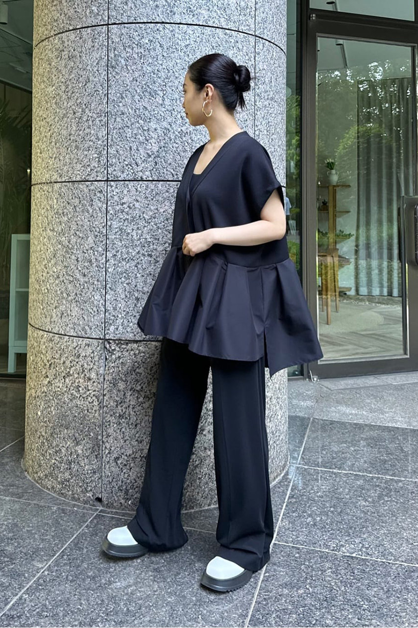 ADORE(アドーア)｜◇マットポンチパンツ/ブラック の通販｜ELLESHOP