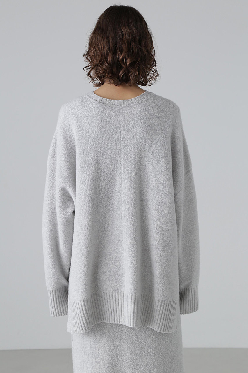 ADORE(アドーア)｜◇パイルニットプルオーバー/グレー の通販