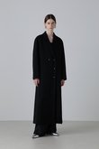 ◆ソリッドウールリバーロングコート