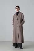 ◆ソリッドウールリバーロングコート