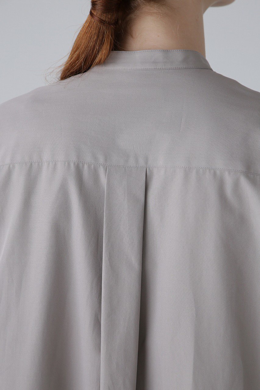 ADORE(アドーア)｜THOMAS MASON Coブロードノーカラーブラウス/グレー