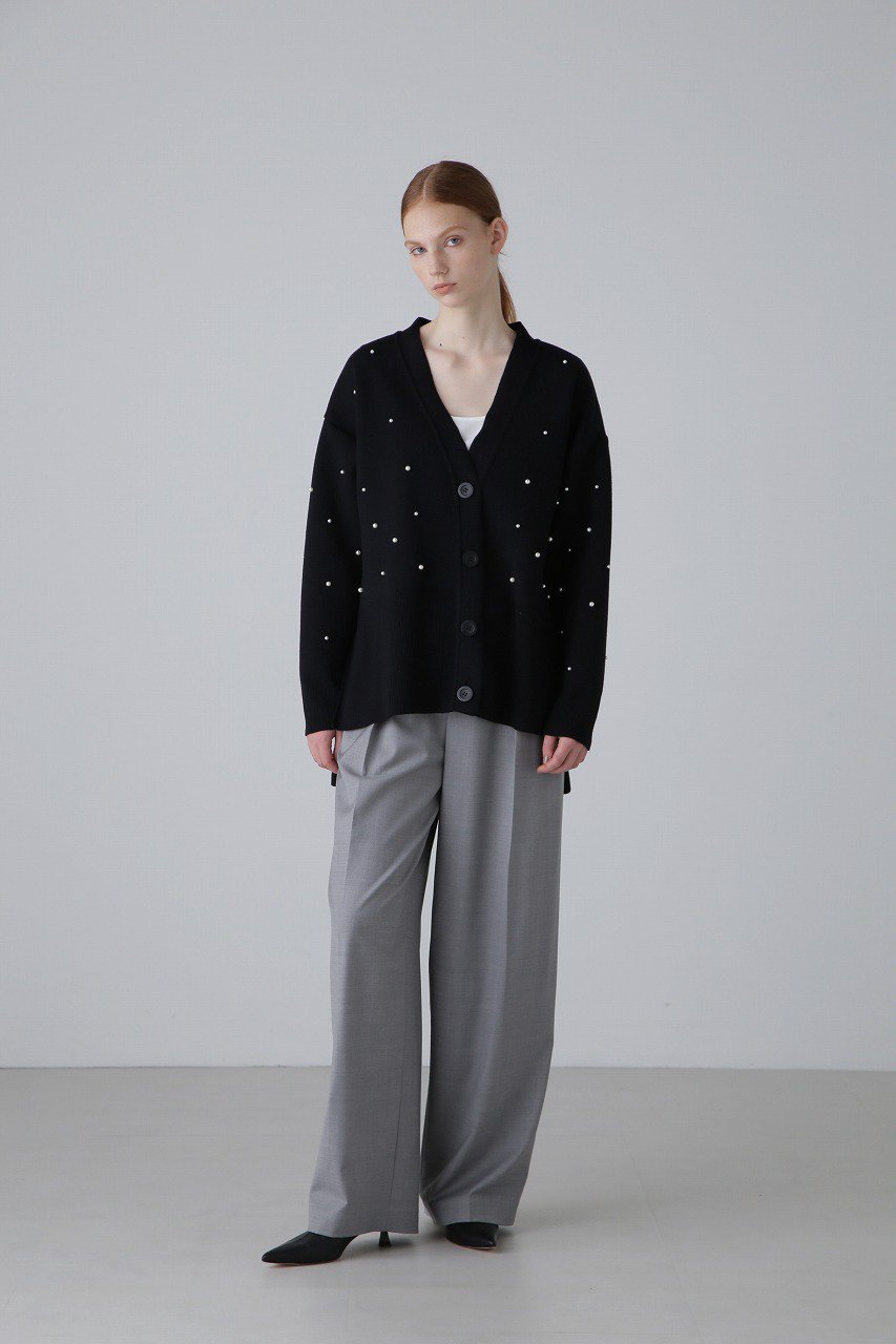 ADORE 2024AW パールニットカーディガン