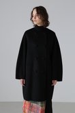 ADORE(アドーア)｜ピュアカシミヤノーカラーコート/ブラック の通販