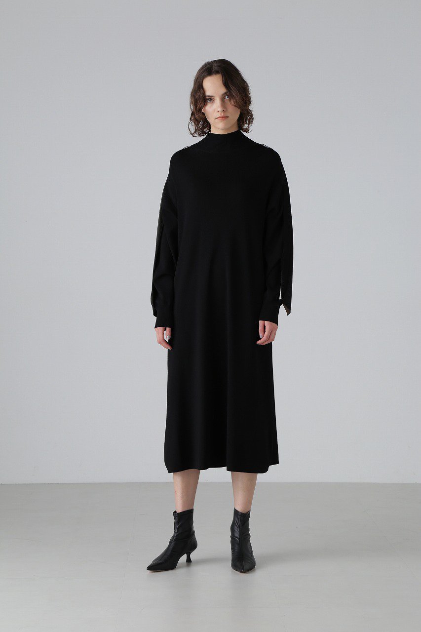 ADORE アドーア ウール ベーシック アムンゼン ワンピース ブラック | フリマアプリ ラクマ