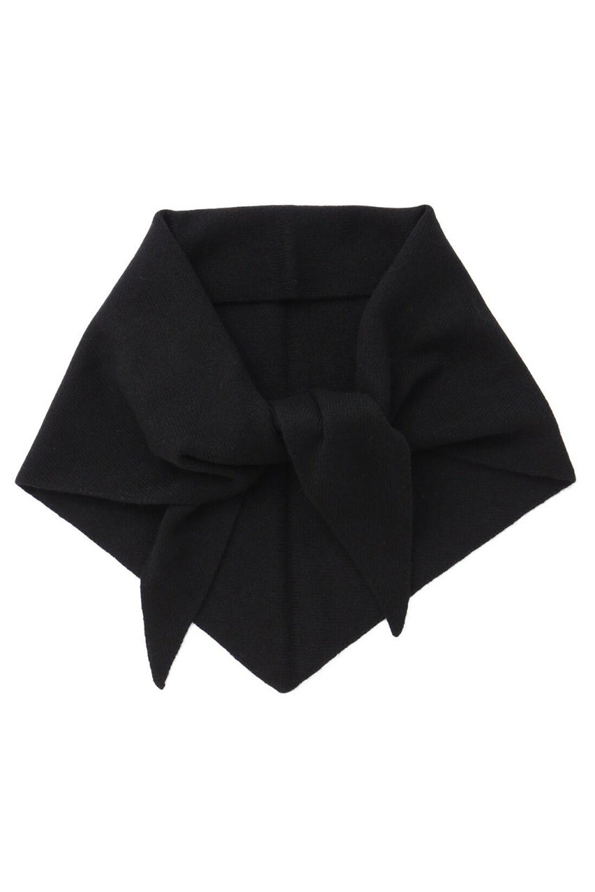 ADORE トライアングルニットスカーフ (ブラック, -) アドーア ELLE SHOP ADORE トライアングルニットスカーフ (ブラック, -) アドーア ELLE SHOP