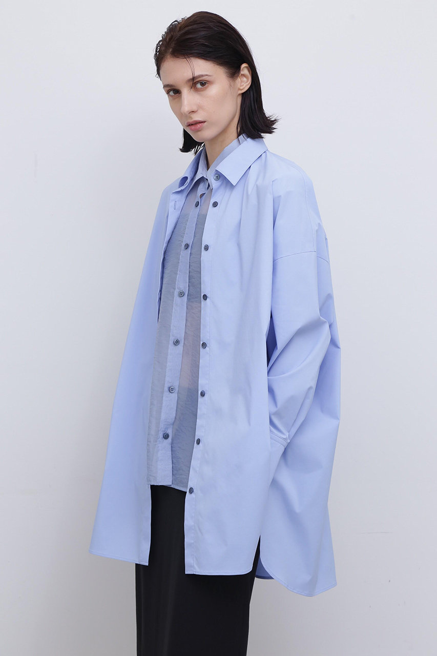 ADORE ＜UNiPH＞ファンクショナルタイプライターブラウス (ブルー, １) アドーア ELLE SHOP