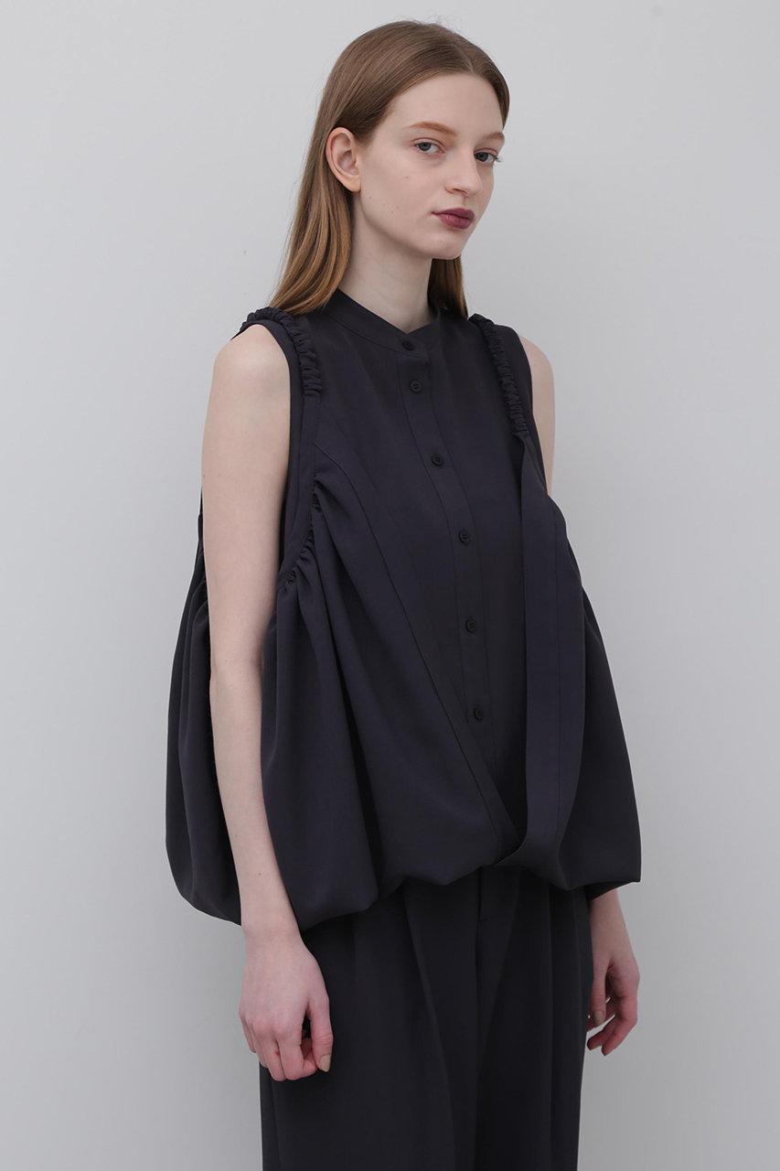 ADORE ＜UNiPH＞トリプルツイストブラウス (グレー, １) アドーア ELLE SHOP