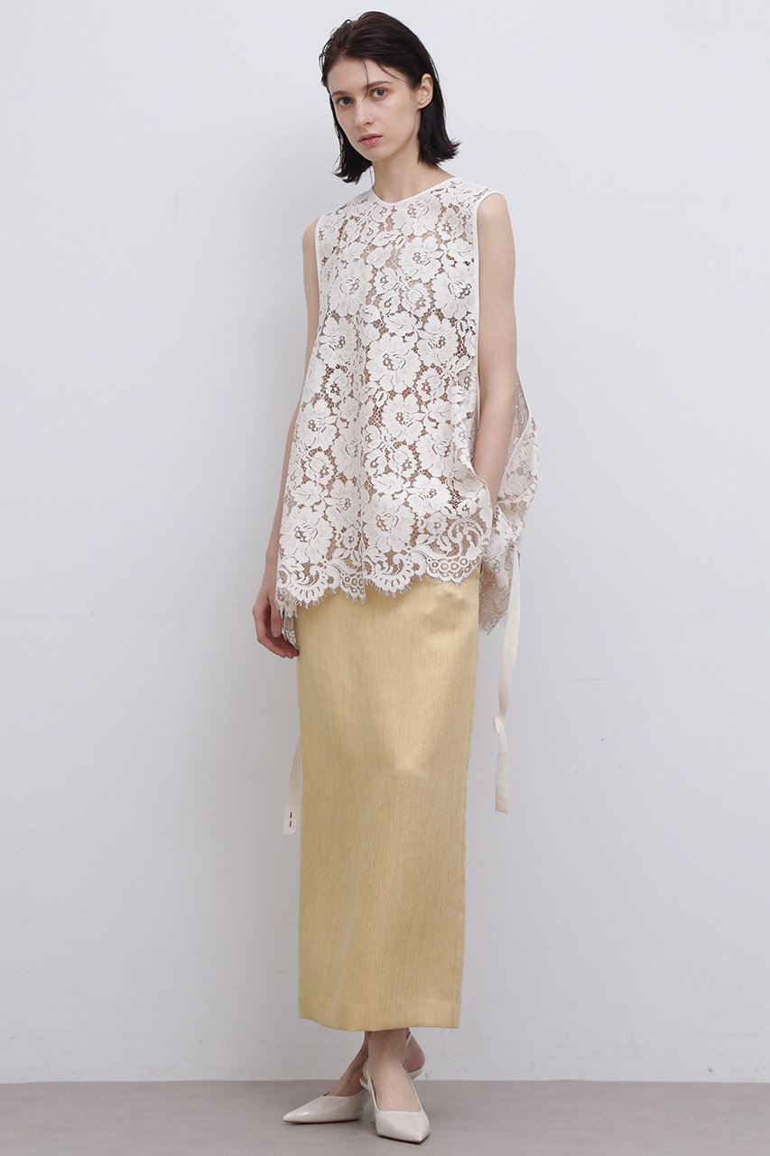 ADORE ＜UNiPH＞ラスタードビースカート (ベージュ, １) アドーア ELLE SHOP