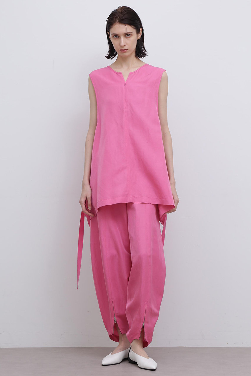 ADORE ＜UNiPH＞トリアセリネンパンツ (ピンク, ２) アドーア ELLE SHOP