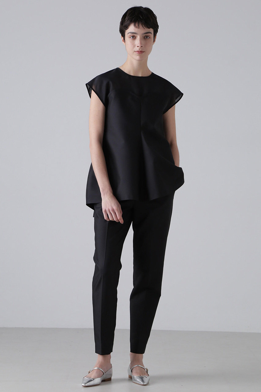 ADORE <BLACK LABEL> ハイデンシティダブルクロスパンツ (ブラック, 36) アドーア ELLE SHOP ADORE <BLACK LABEL> ハイデンシティダブルクロスパンツ (ブラック, 36) アドーア ELLE SHOP