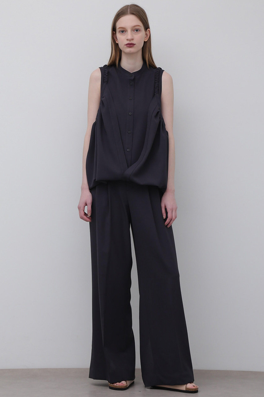 ADORE ＜UNiPH＞トリプルツイストパンツ (グレー, １) アドーア ELLE SHOP