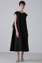 ＜BLACK LABEL＞ シルクタフタワンピース アドーア/ADORE ブラック