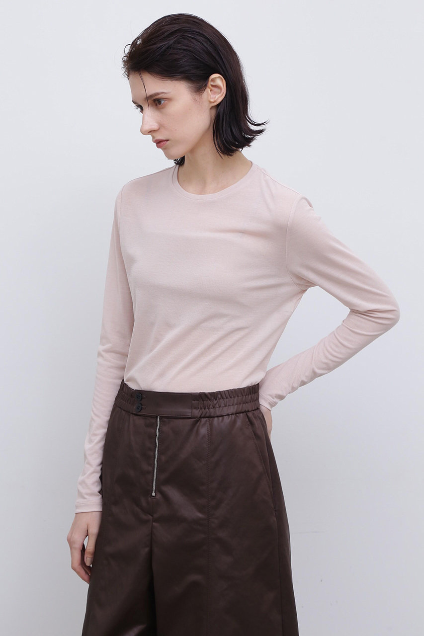 ADORE ＜UNiPH＞ガーゼジャージーカットソー (ピンク, １) アドーア ELLE SHOP