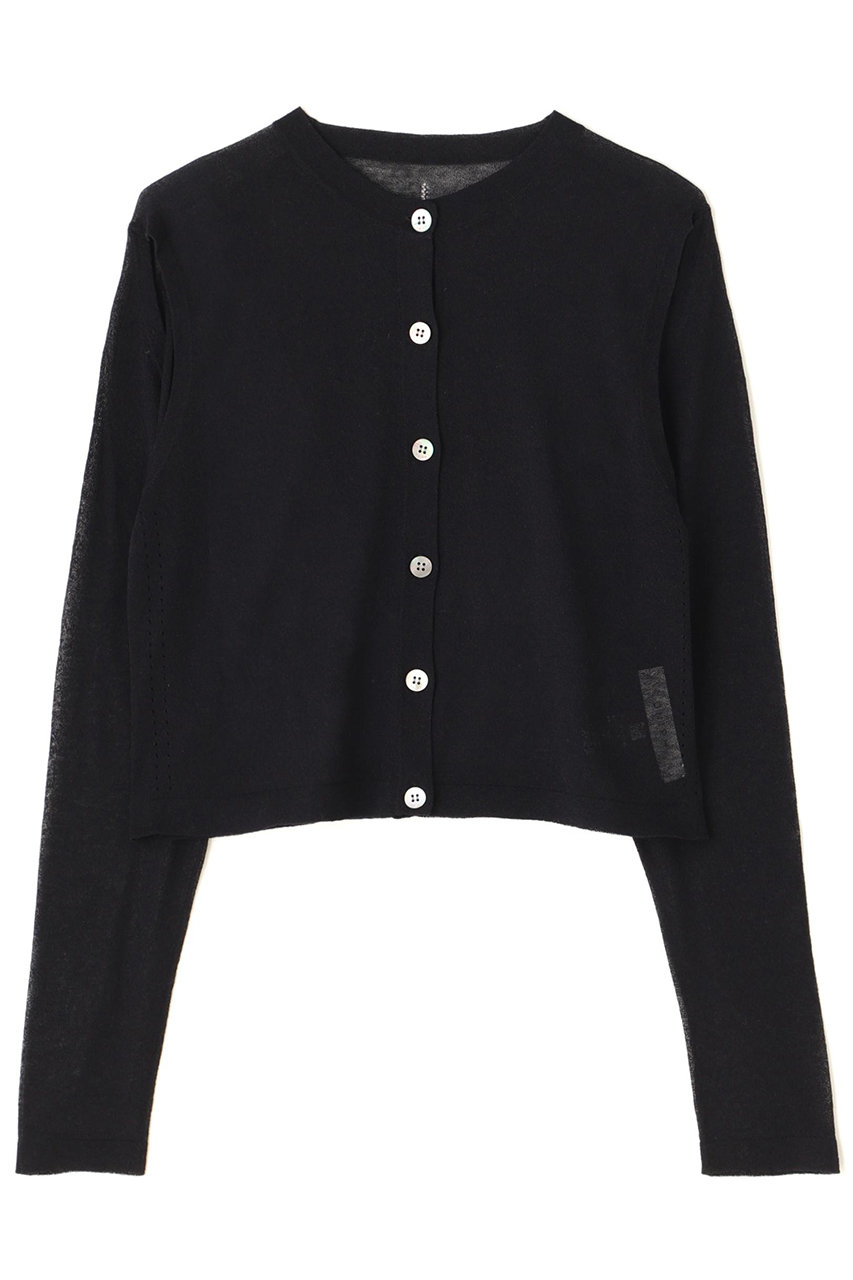 ADORE <UNiPH>ドライタッチコットンカーディガン (ブラック, 1) アドーア ELLE SHOP