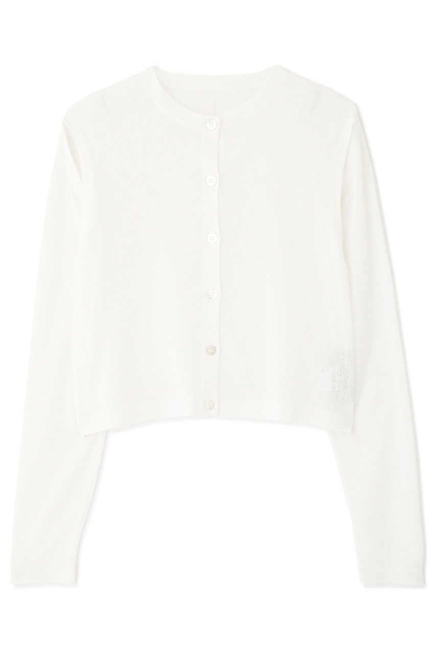 ADORE <UNiPH>ドライタッチコットンカーディガン (ホワイト, 1) アドーア ELLE SHOP