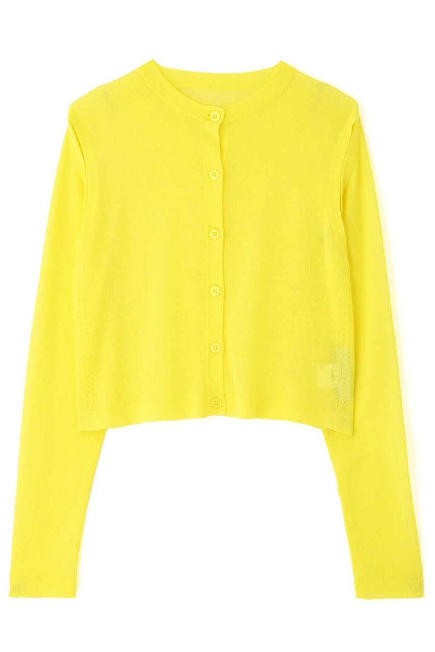 アドーア/ADOREの＜UNiPH＞ドライタッチコットンカーディガン(イエロー/5315170382)