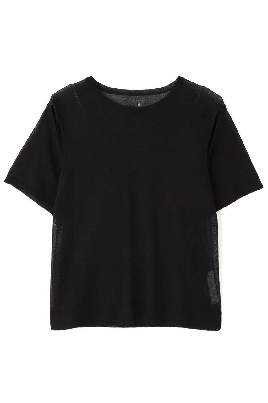 ADORE ＜UNiPH＞ドライタッチコットンプルオーバー (ブラック, １) アドーア ELLE SHOP