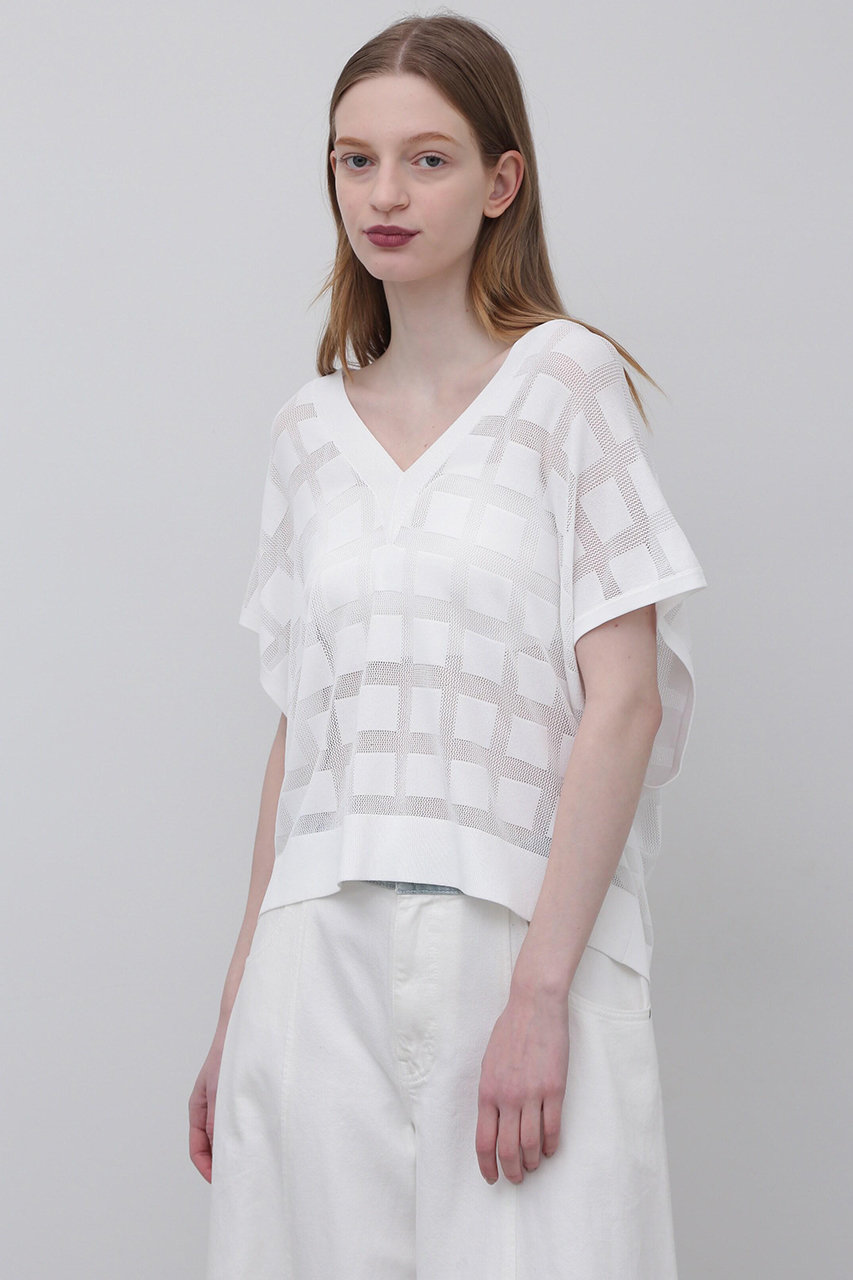 アドーア/ADOREの＜UNiPH＞アイレットドライニット(ホワイト/5315170385)