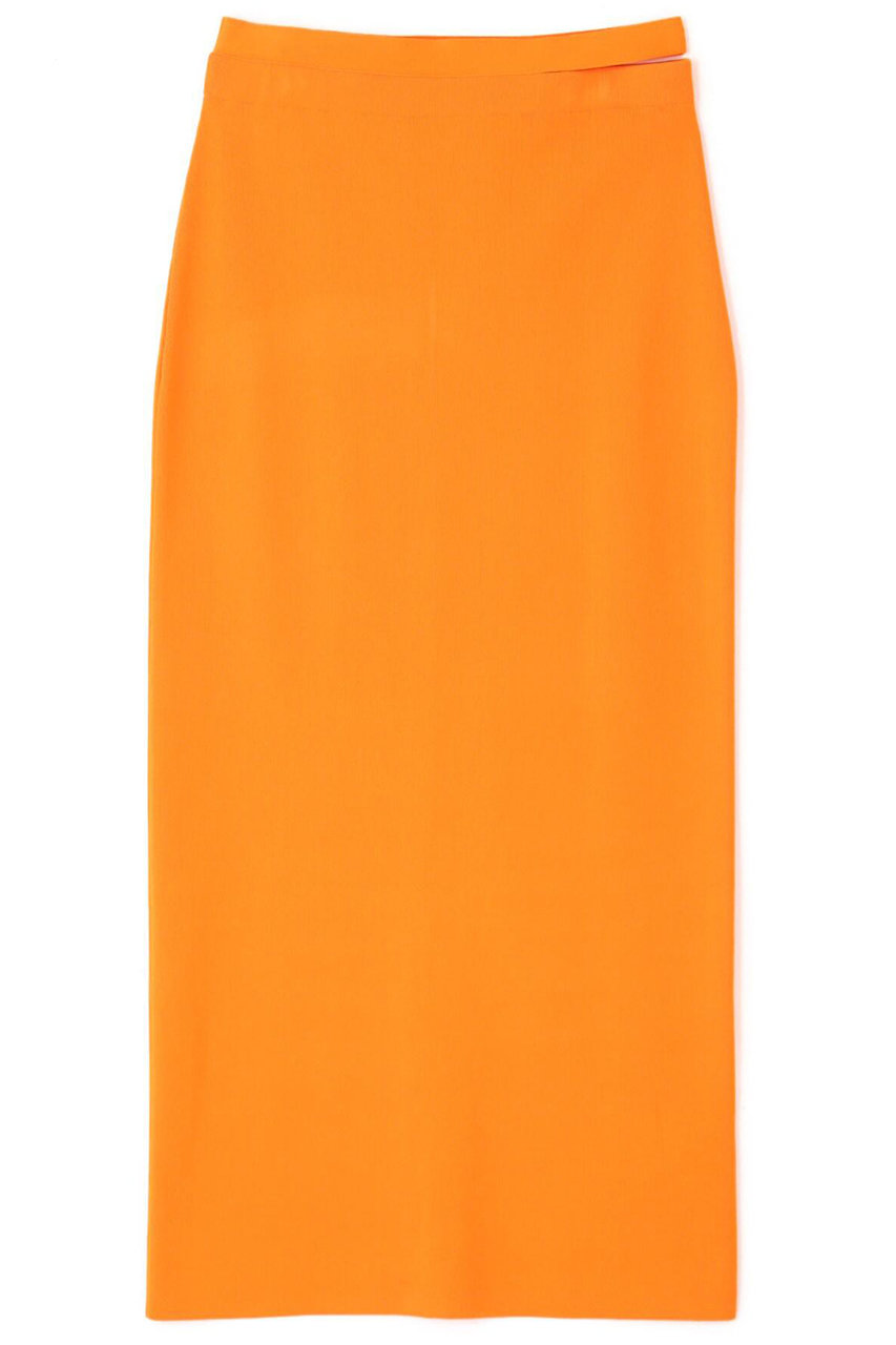 ADORE ＜UNiPH＞ソフトストレッチニットスカート (オレンジ, １) アドーア ELLE SHOP