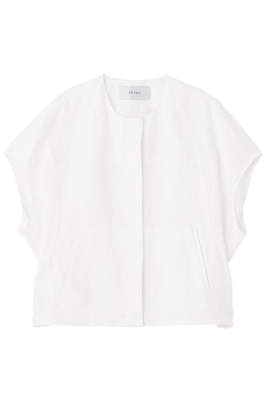 ADORE ドライオックスジャケット (ホワイト, 38) アドーア ELLE SHOP ADORE ドライオックスジャケット (ホワイト, 38) アドーア ELLE SHOP